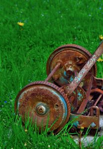 old lawnmower